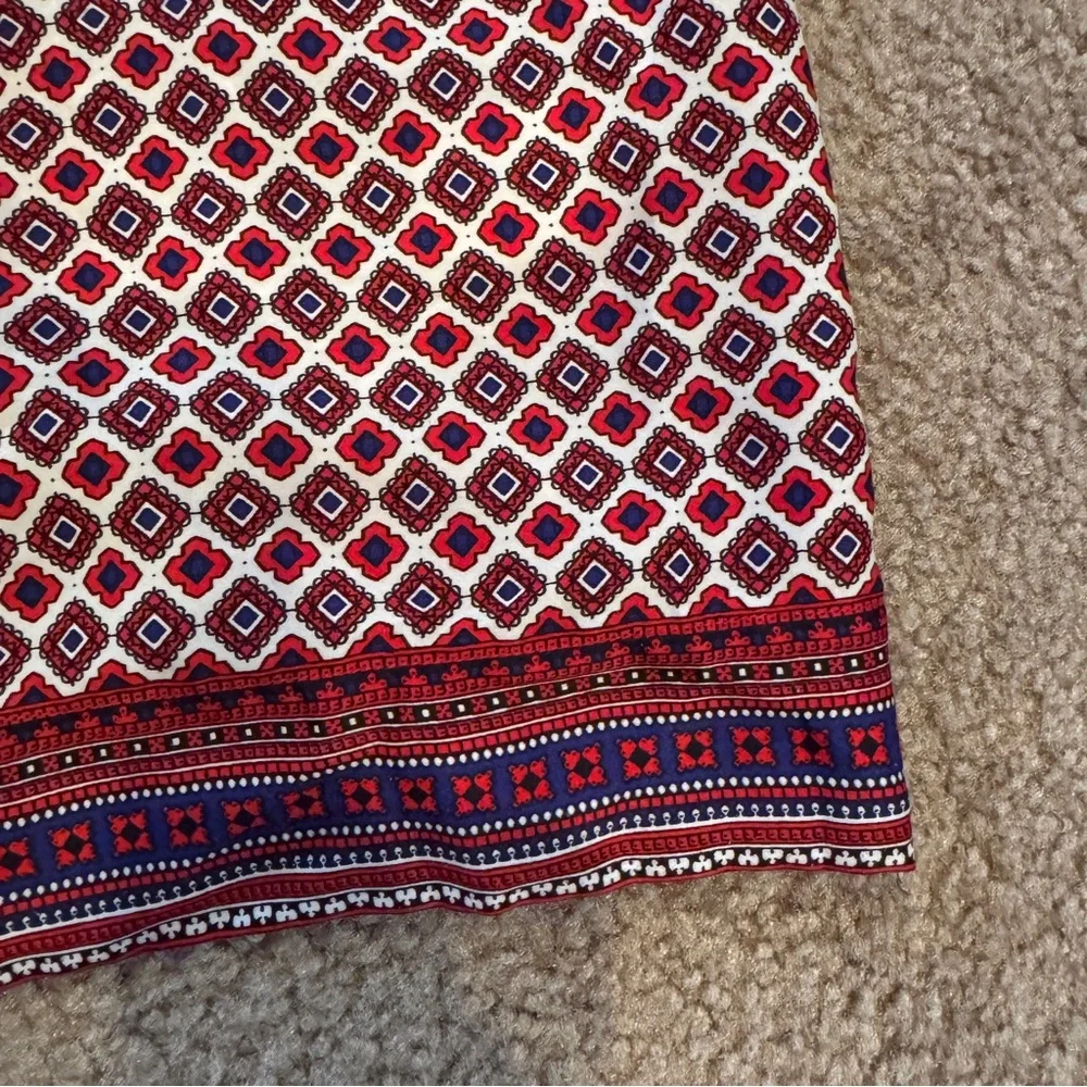 Dalia long sleeve patterned top